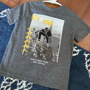 Gray New York City Kids T-Shirt